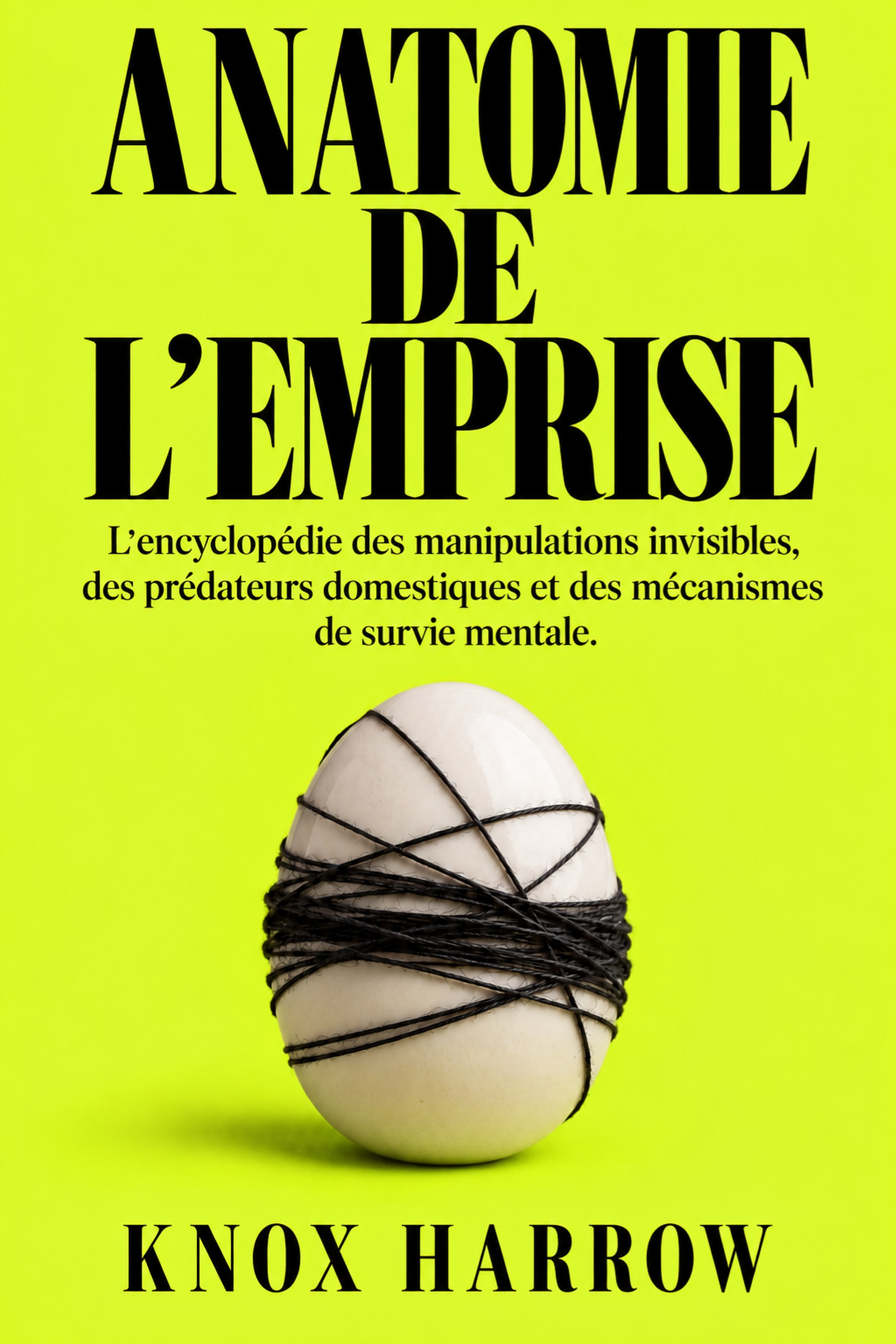 Couverture de Anatomie de l’emprise, Knox Harrow
